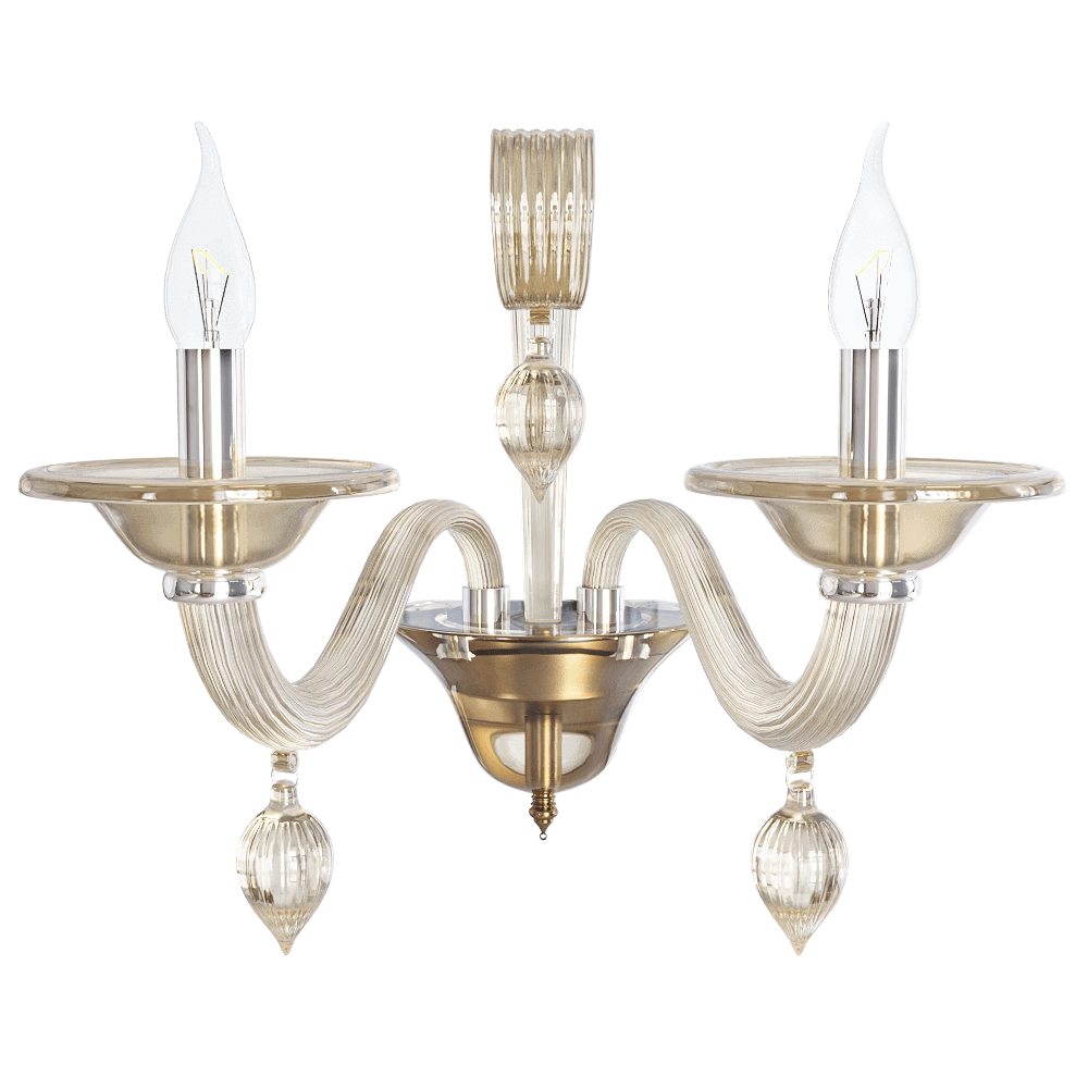 CRYSTAL LUX - Wall lamp Caetano AP2 Smoke 3D Model