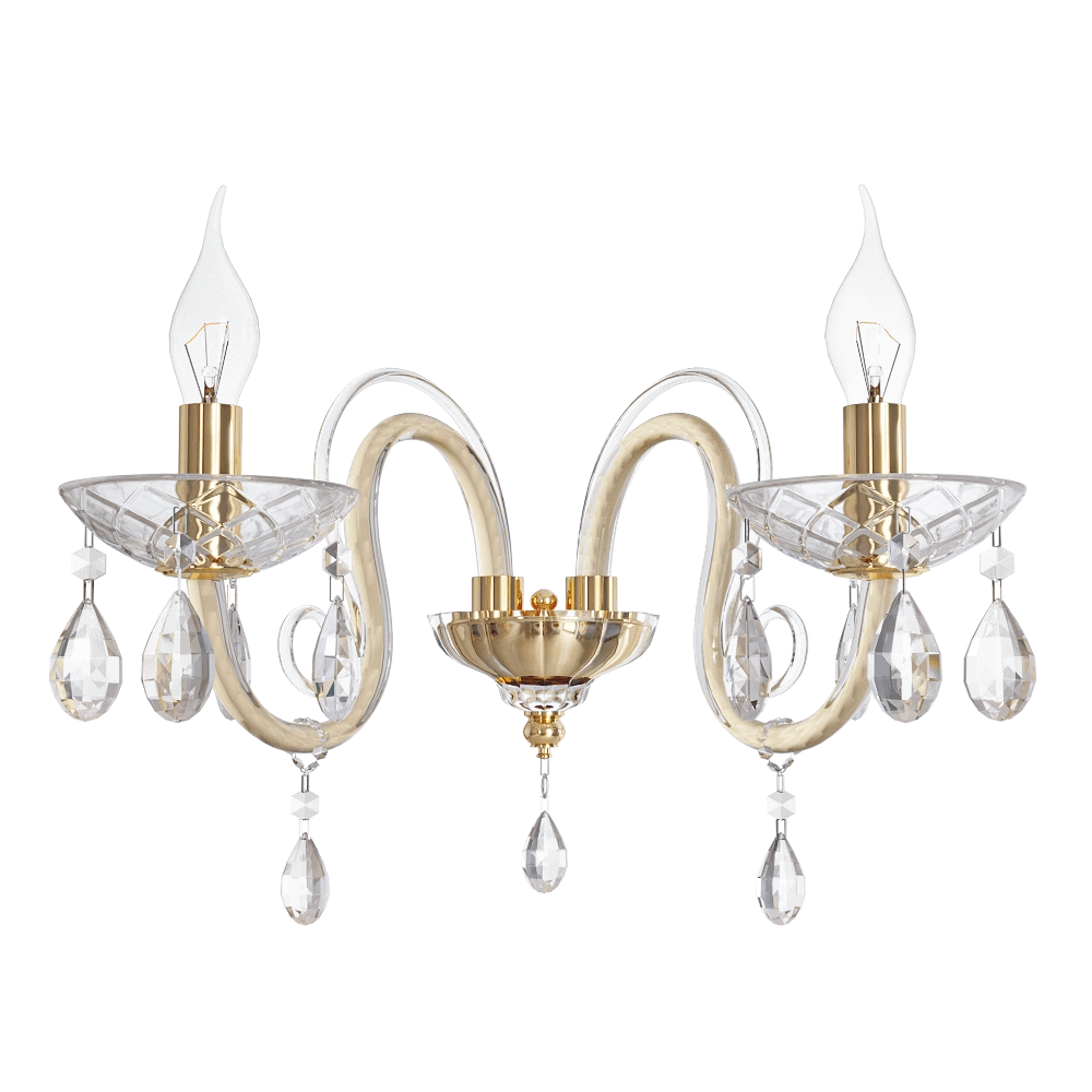 CRYSTAL LUX - Wall lamp Dalia AP2 3D Model