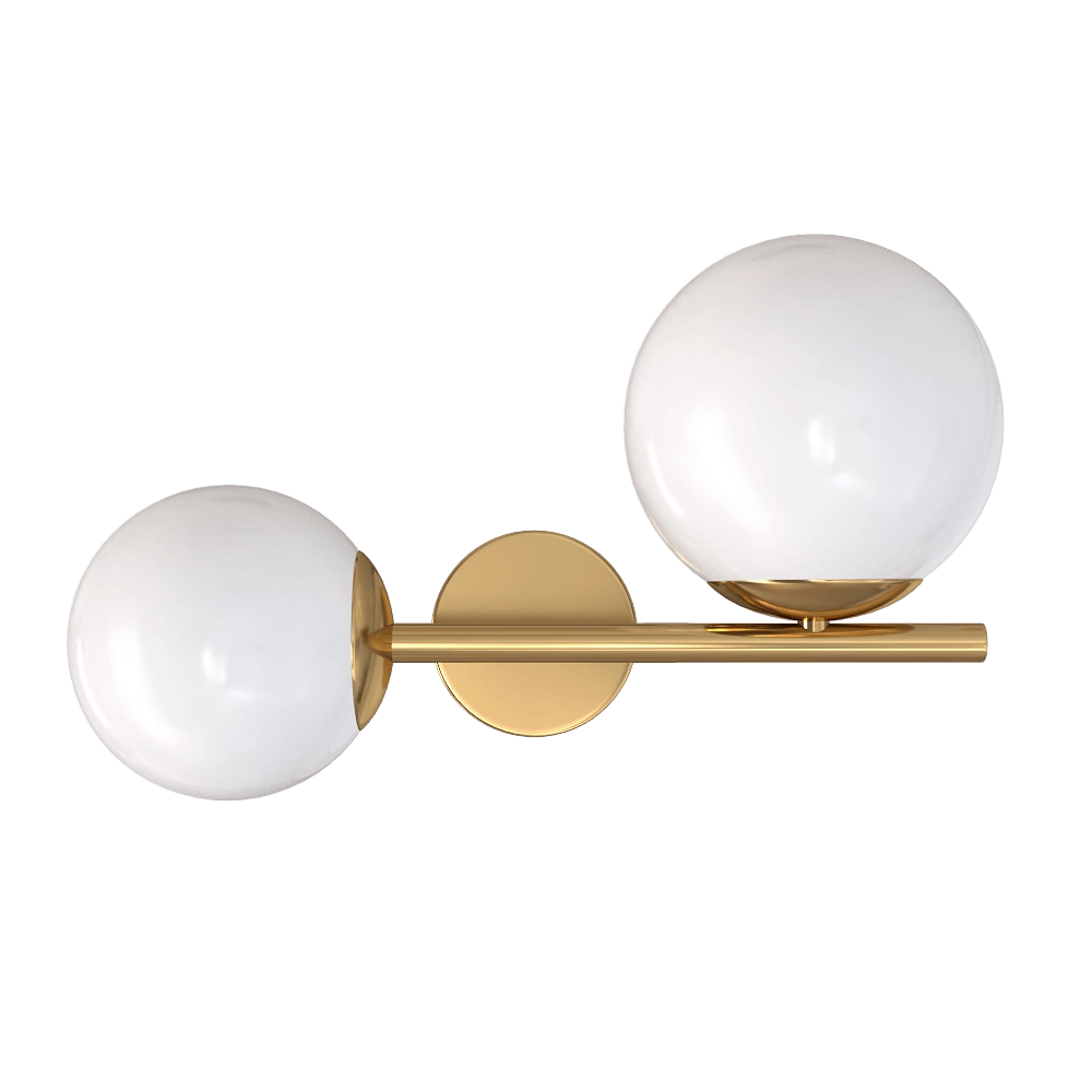 CRYSTAL LUX - Wall lamp Feliz AP2 bronze-white 3D Model