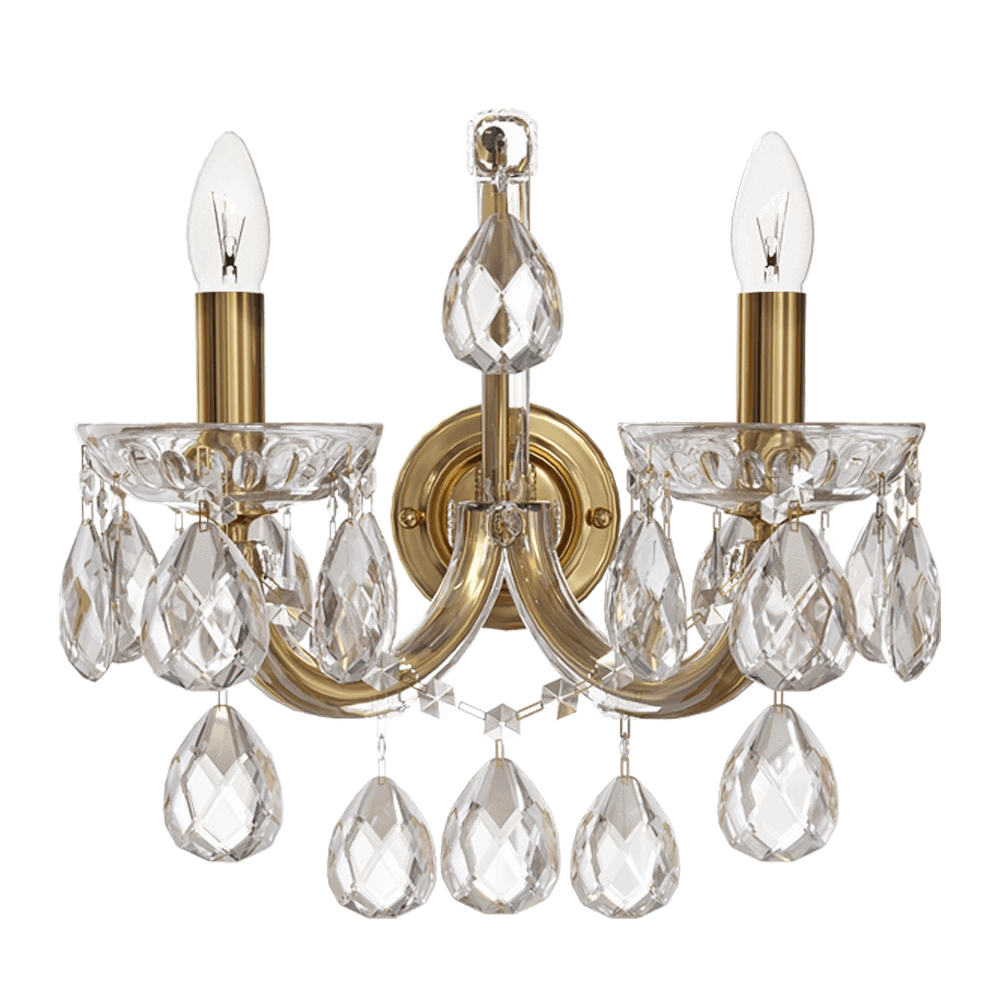 CRYSTAL LUX - Wall lamp Isabel AP2 3D Model
