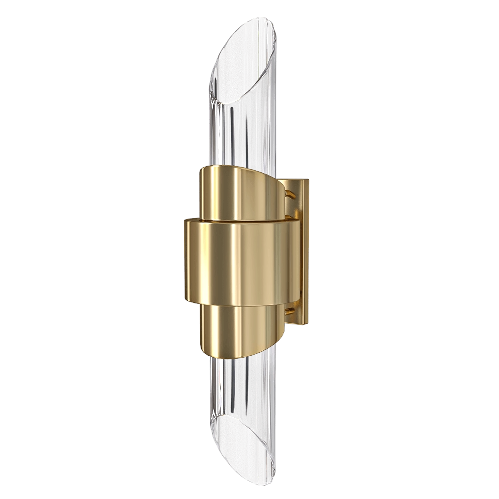 CRYSTAL LUX - Wall lamp Justo AP2 Gold 3D Model