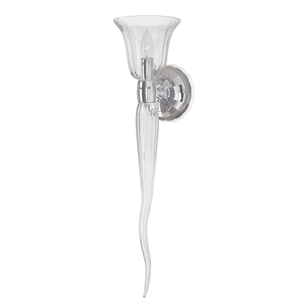 CRYSTAL LUX - Wall lamp Linda AP1 chrome 3D Model