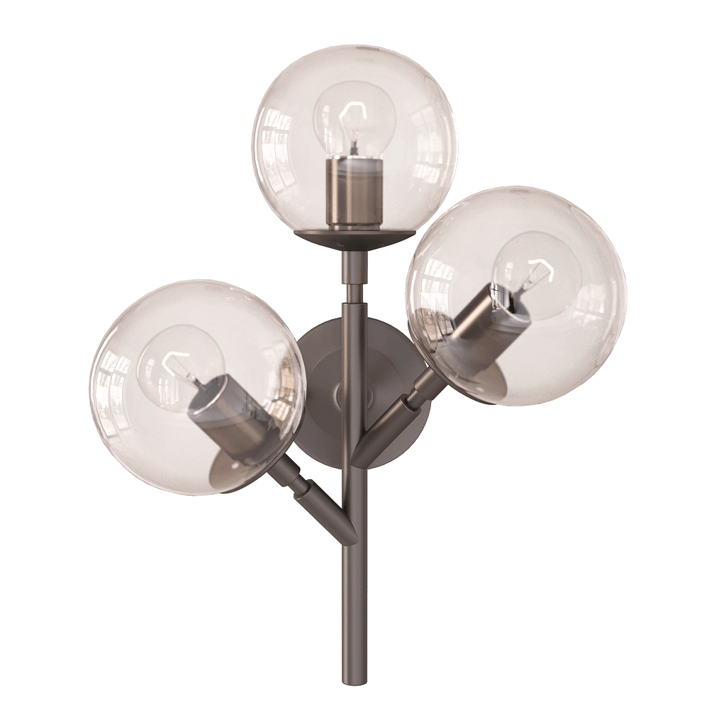 CRYSTAL LUX - Wall lamp Medea AP3 3D Model