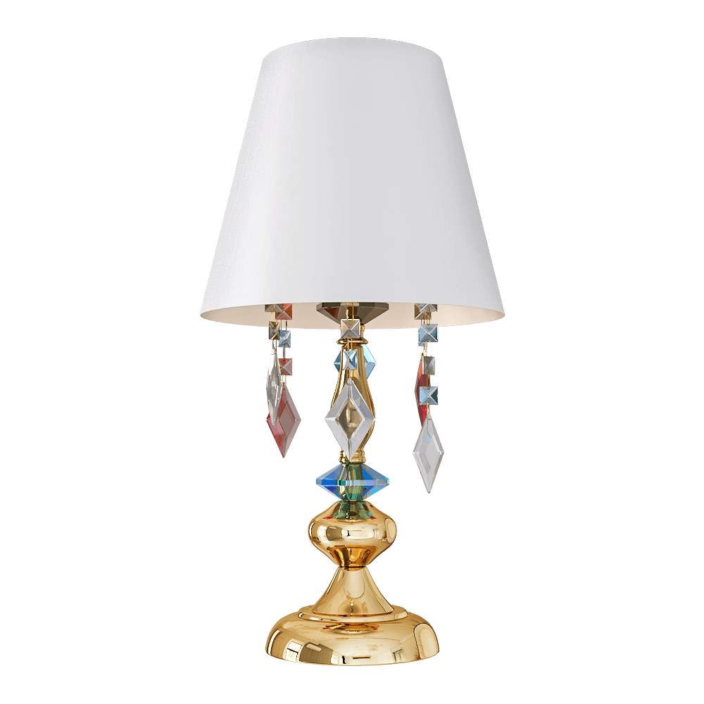 CRYSTAL LUX - Wall lamp Mercedes LG1 gold color 3D Model