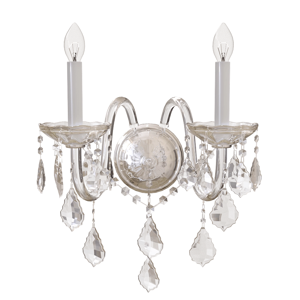 CRYSTAL LUX - Wall lamp Queen AP2 3D Model