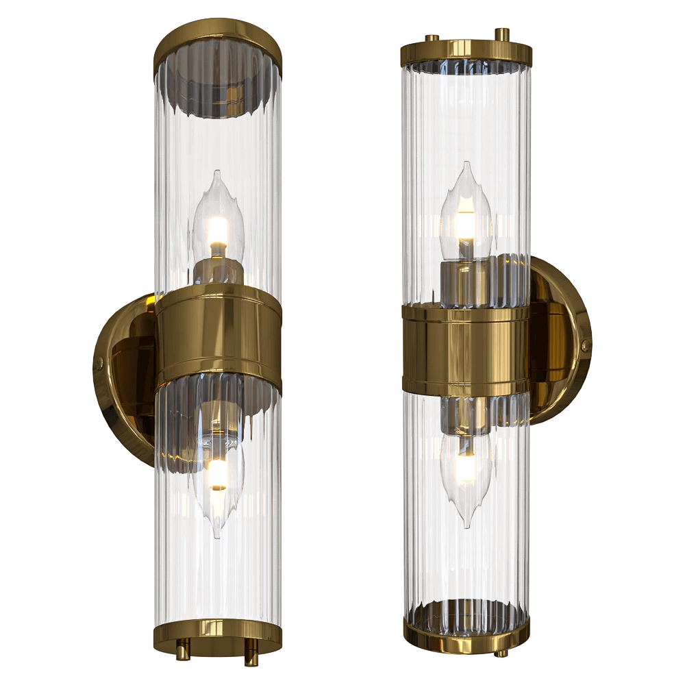 CRYSTAL LUX - Wall lamp Sancho AP2 Brass 3D Model