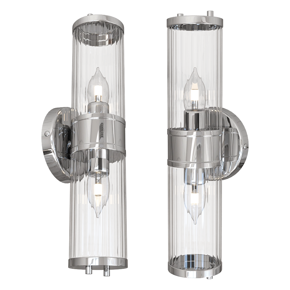 CRYSTAL LUX - Wall lamp Sancho AP2 Chrome 3D Model