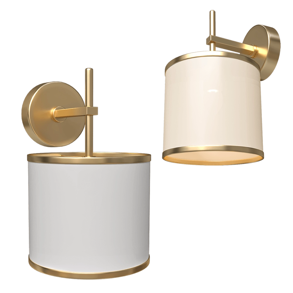 CRYSTAL LUX - Wall lamp Sergio AP1 Gold 3D Model