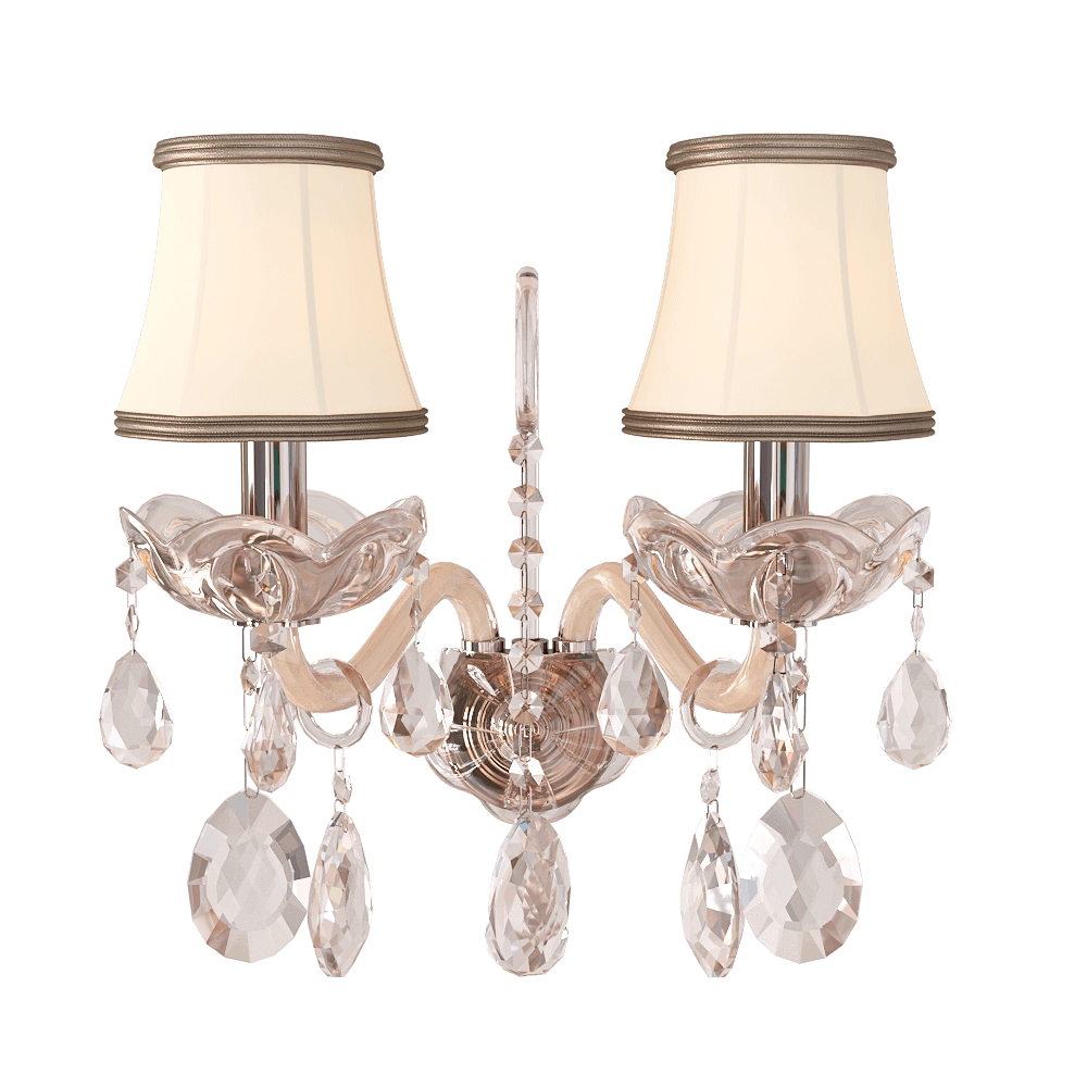 CRYSTAL LUX - Wall lamp Siena AP2 3D Model