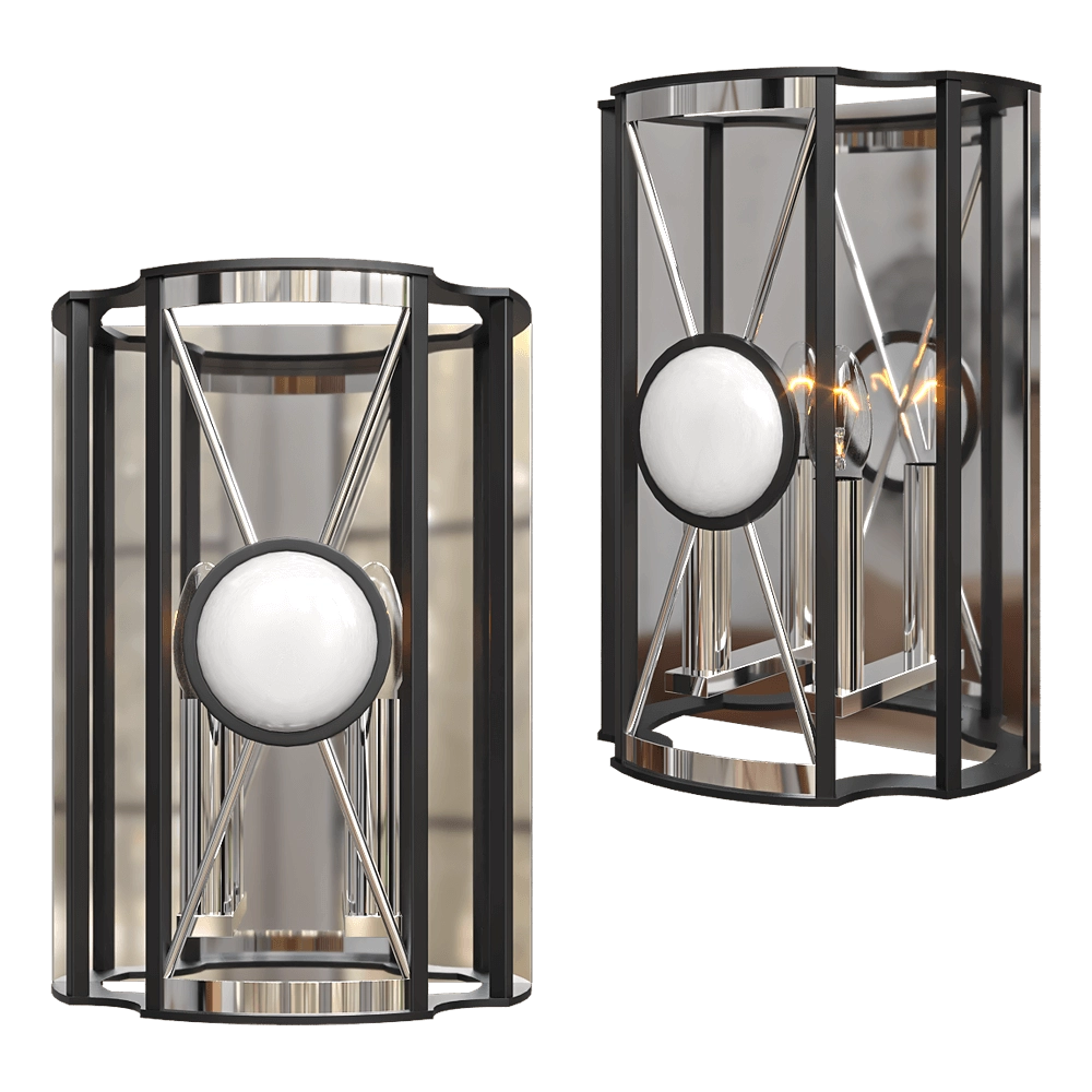 CRYSTAL LUX - Wall lamp Tandem AP2 Chrome 3D Model