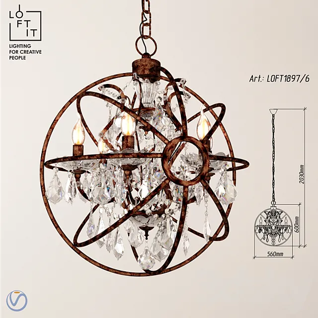 Crystal Orb LOFT1897_6 3DModel