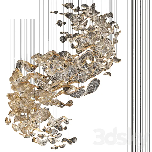 crystal pendant light 3D Model