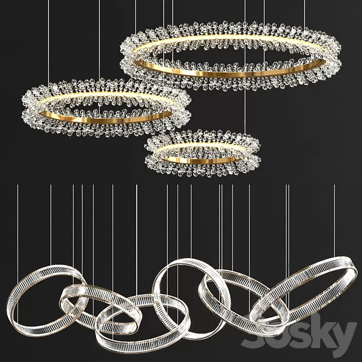 Crystal rings collection
