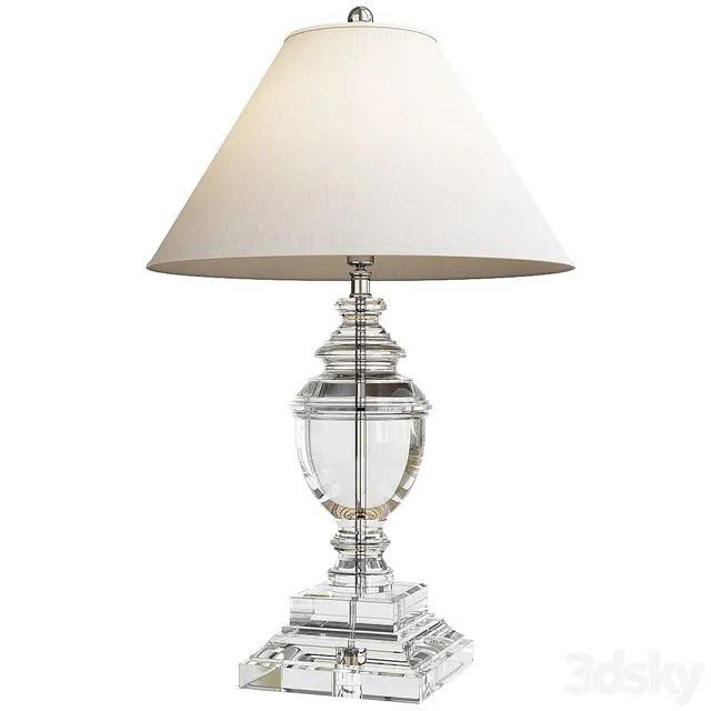 Crystal table lamp eichholtz noble 3D Model