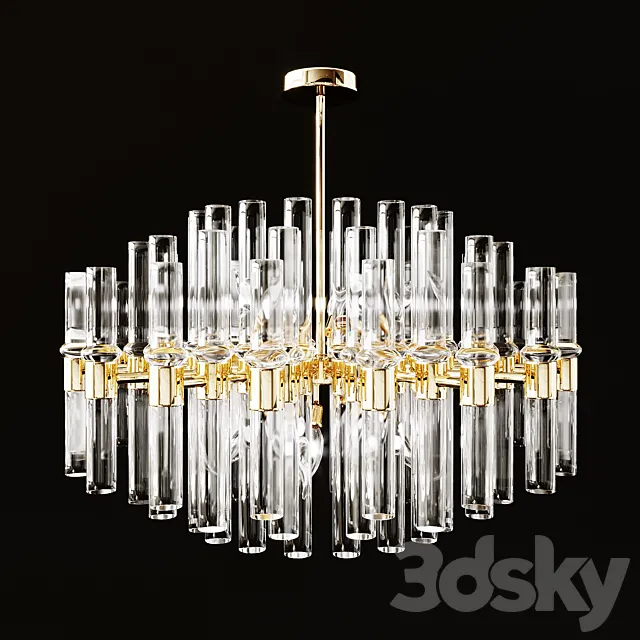 Crystal Tubules Pendant Lamp Free Download