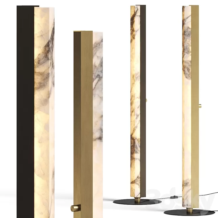 CTO Lighting Artes Floor Lamps 3D Model