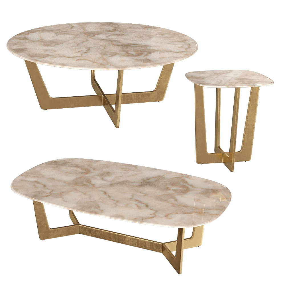 CTS salotti - Coffee table Charme 3D Model