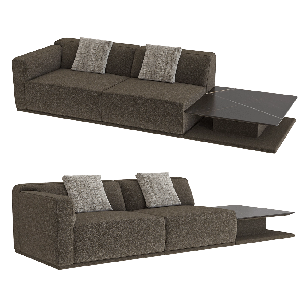 CTS salotti - Sofa Bagutta 02 3D Model