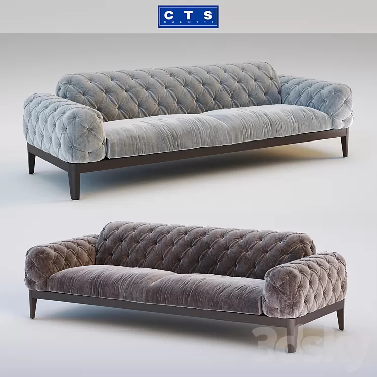 CTS Salotti sofa ELLIOT Divano 3D Model