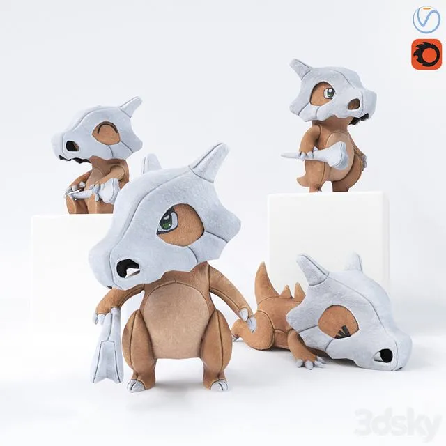 Cubone 3D Model