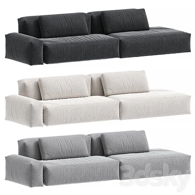 Cubotto sofa 3D Model