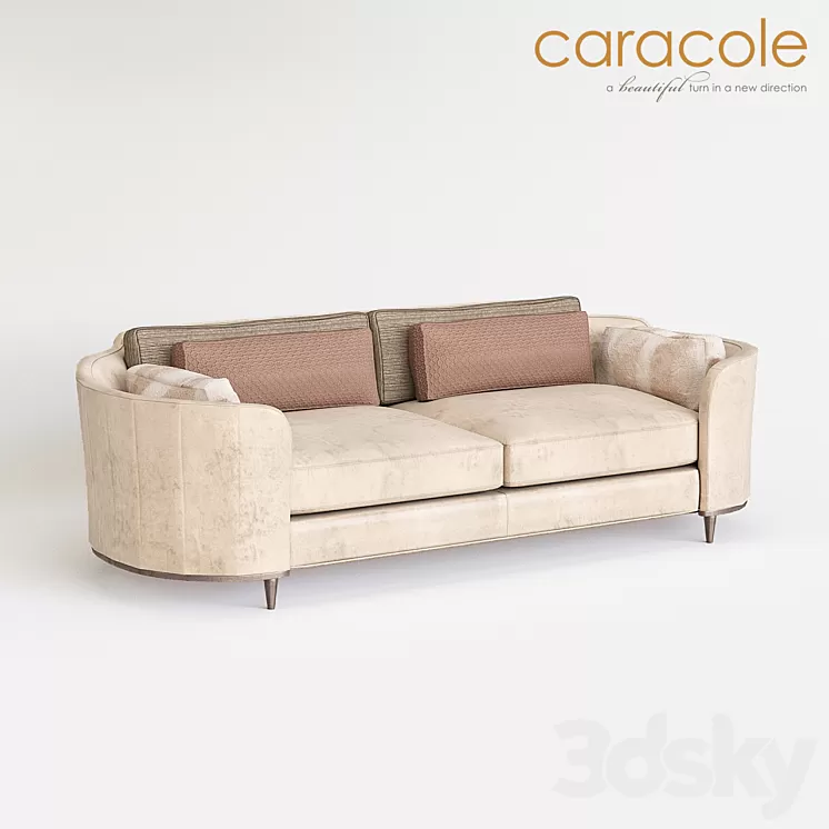Cuddle Up Caracole Sofa 3D Model