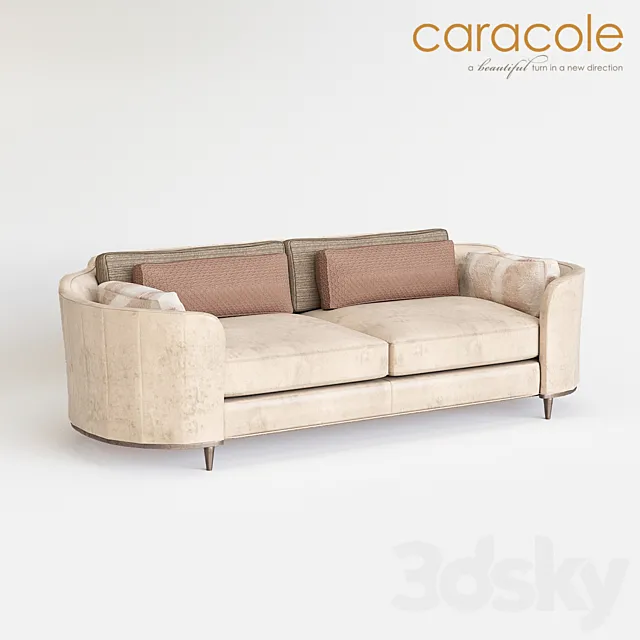 Cuddle Up Caracole Sofa 3DModel