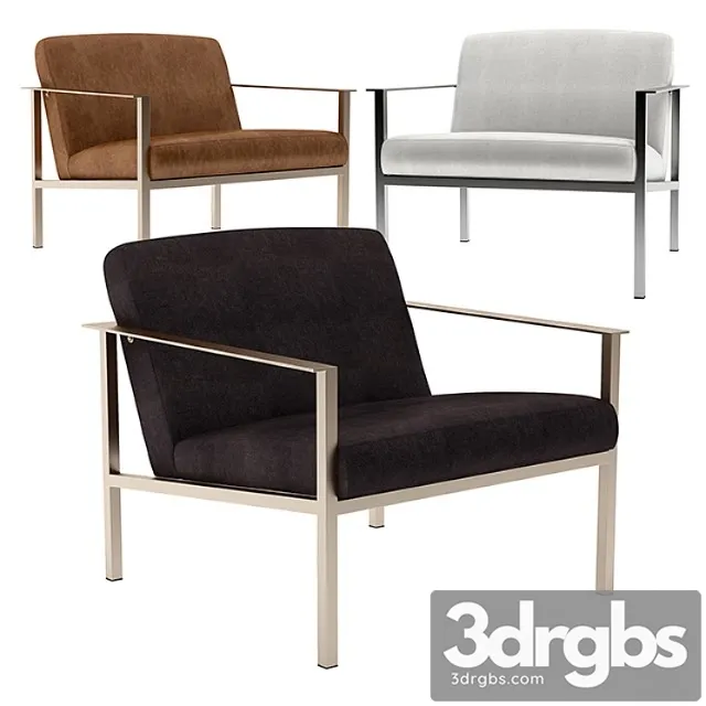 Cue dark gray chair 2 3D Model Free