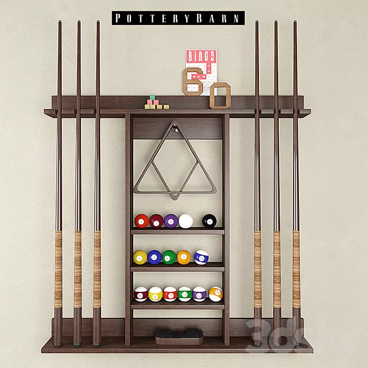Cue Stick Storage Rack - Pottery Barn