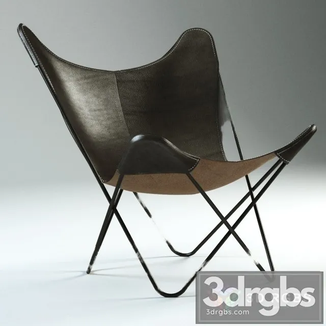 Cuero Pampa Mariposa BF Chair 3D Model Free