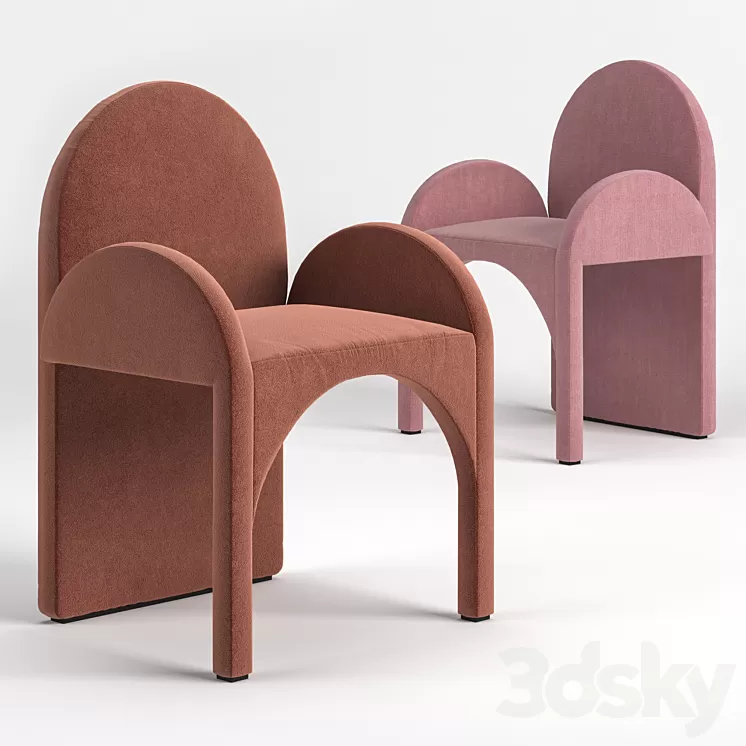 Cuff arc armchair Cuffstudio 3D Model