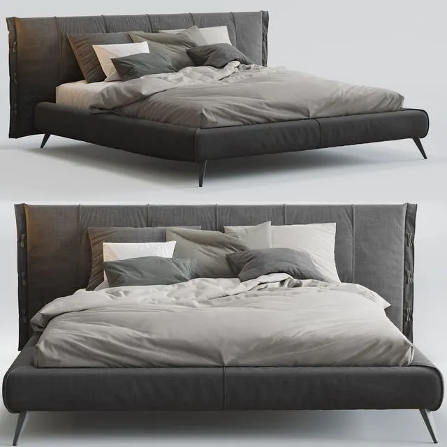 Cuff bed bonaldo 3D Model