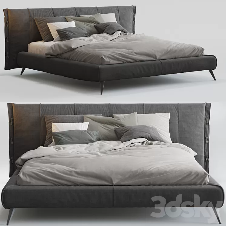 Cuff bed bonaldo 3D Model