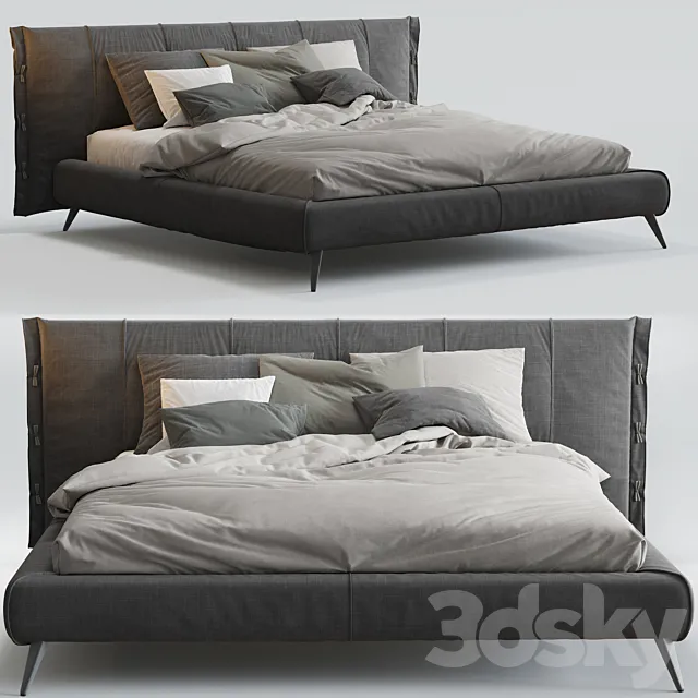 Cuff bed bonaldo 3D Model