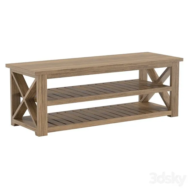 Cullen Entryway Bench 3D Model