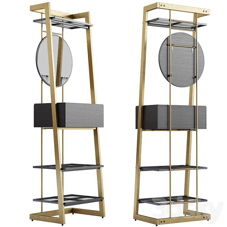 Culpo Hallway Storage Cabinet by Sunpan 3D Model Free