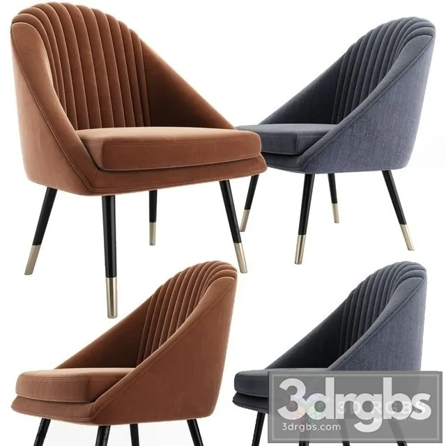 Cult Audrey Occasional Tub Lounge Chair 3D Model Free