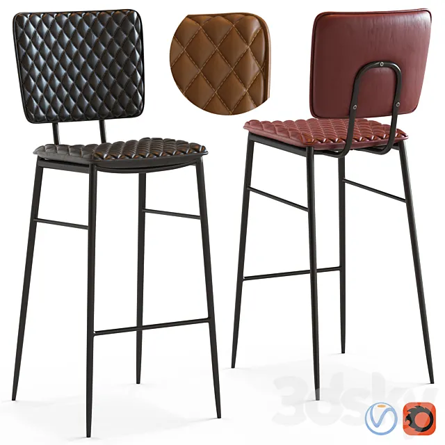 Cult Furniture Elgin Stool 3DModel