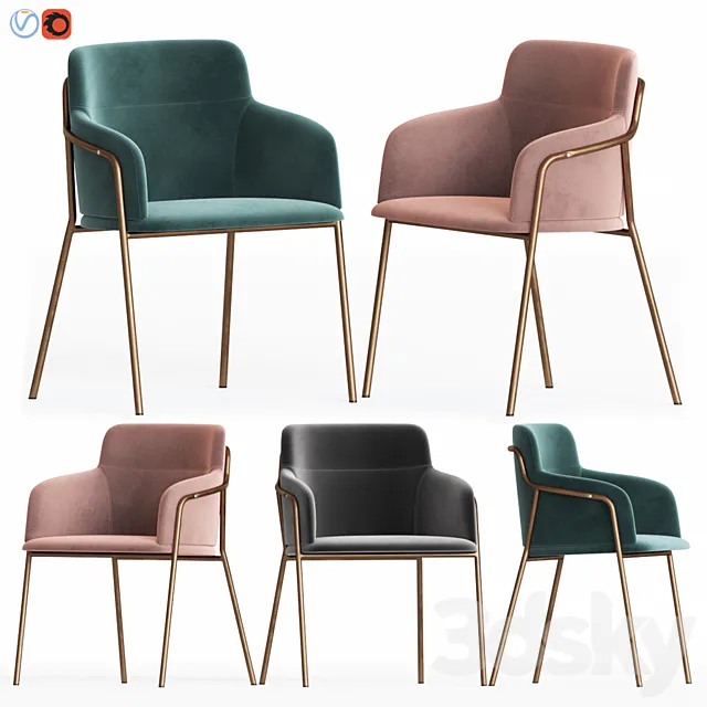 Cult Living Harriet Dining Chair 3D Model