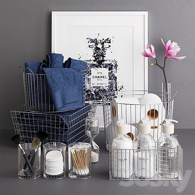 Culti & Wire Baskets 3D Model