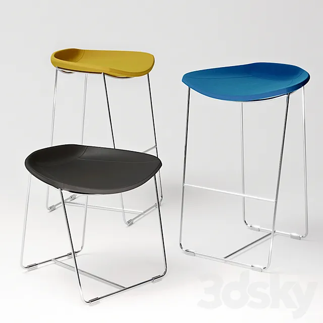 Cumberland Current stools 3D Model