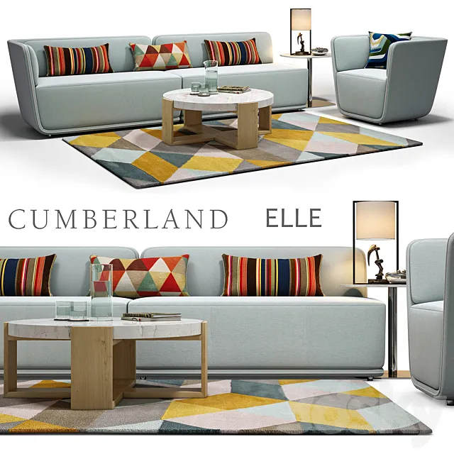 Cumberland ELLE sofa 3D Model