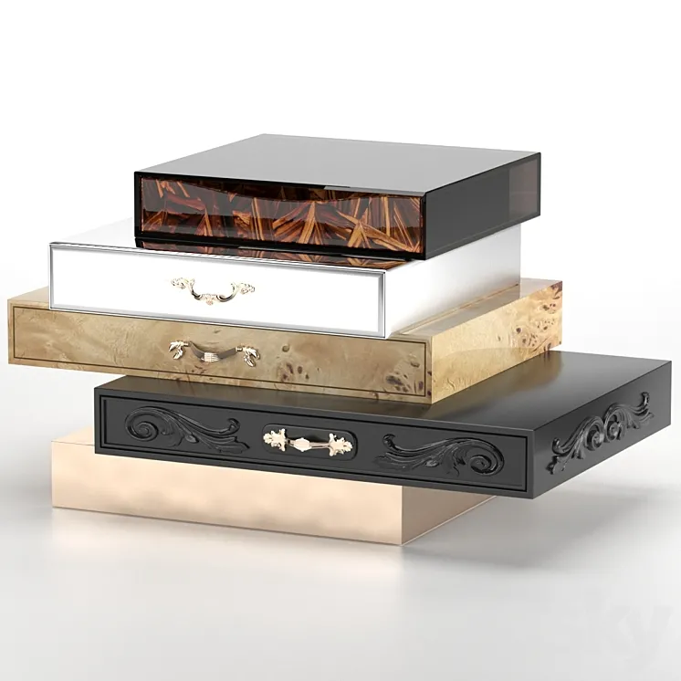 Cupboard FRANK NIGHTSTAND Boca do Lobo 3D Model Free