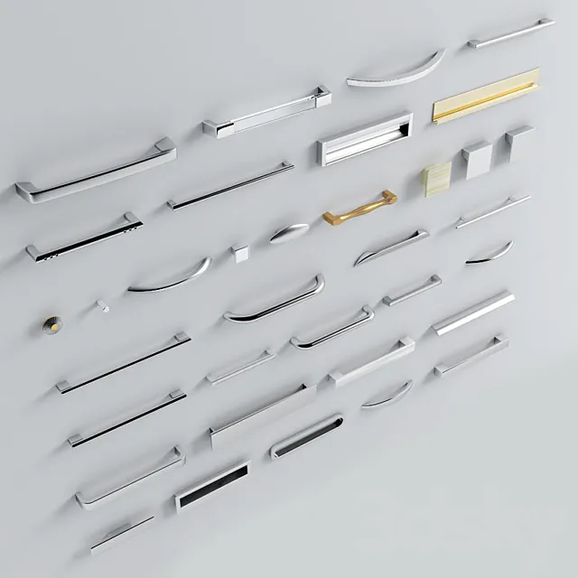 Cupboard handles factory Rational 3DModel