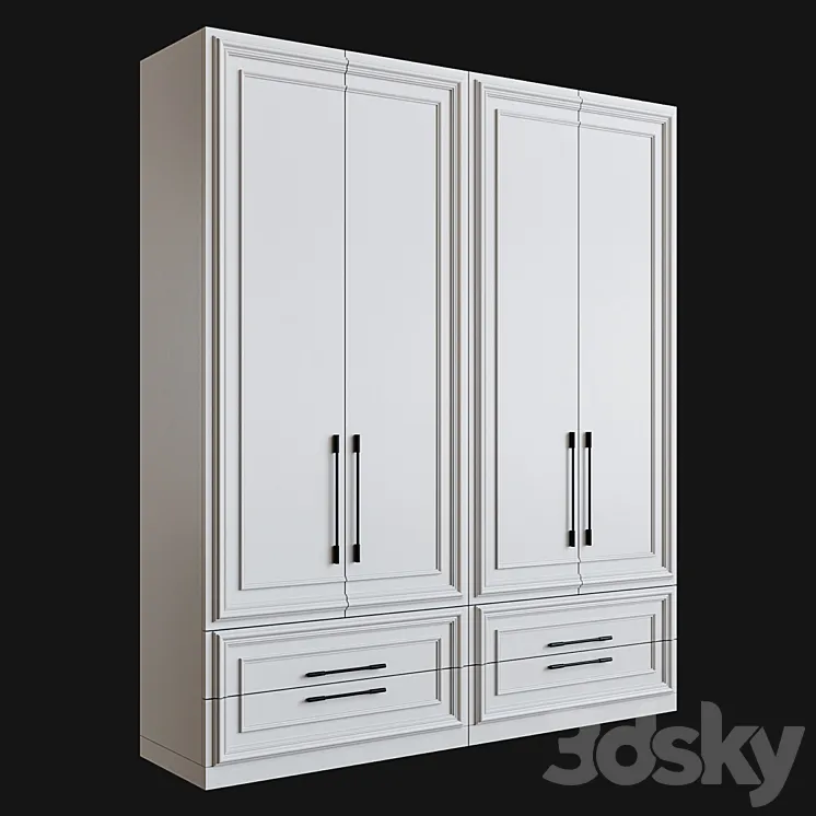 Cupboard MY 87 (Muzafarov Collections) 3D Model Free