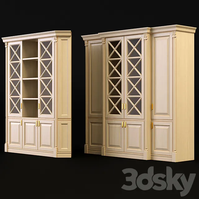 Cupboard. Sameba 3DModel