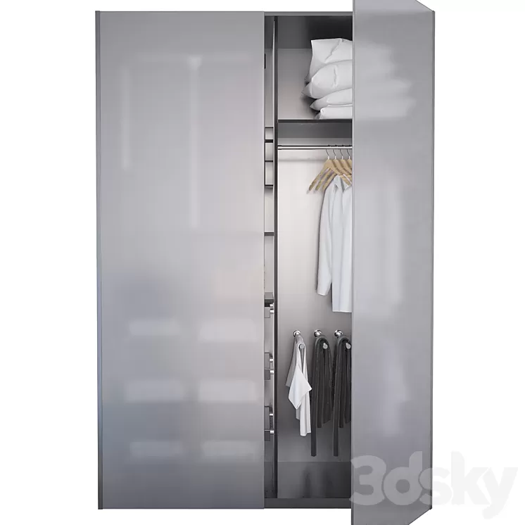 Cupboard with filling
