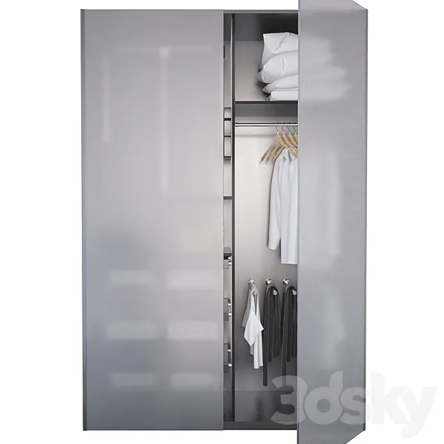 Cupboard with filling 3D Model