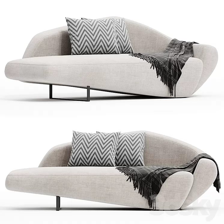 Curator Okha Sofa 3D Model
