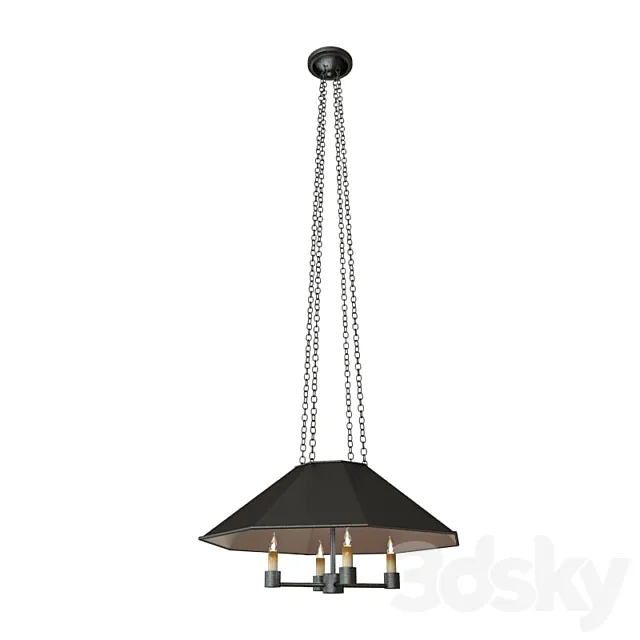 Currey and Company Annandale Pendant Light 3DModel